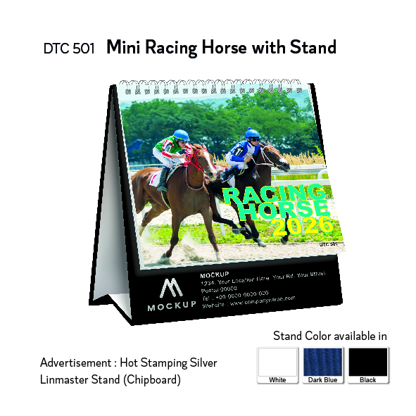 DTC 501 - Mini Racing Horse with Stand