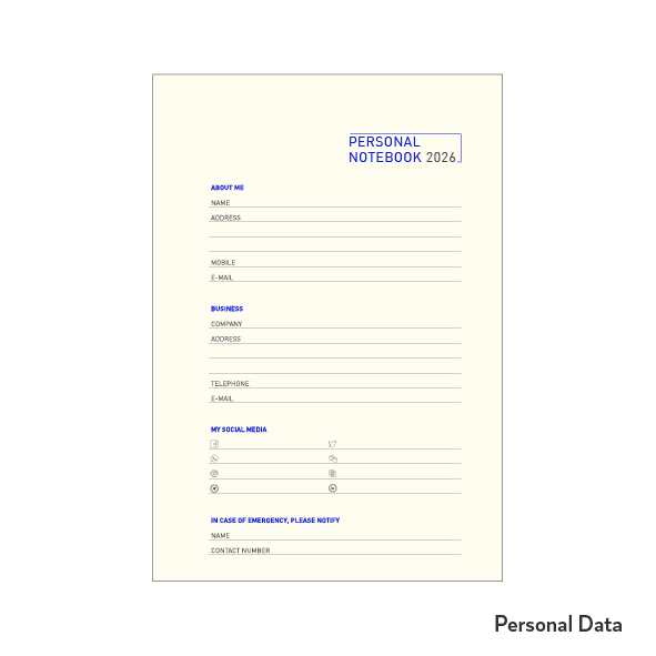 Personal Notebook Thermo PU Tonga
