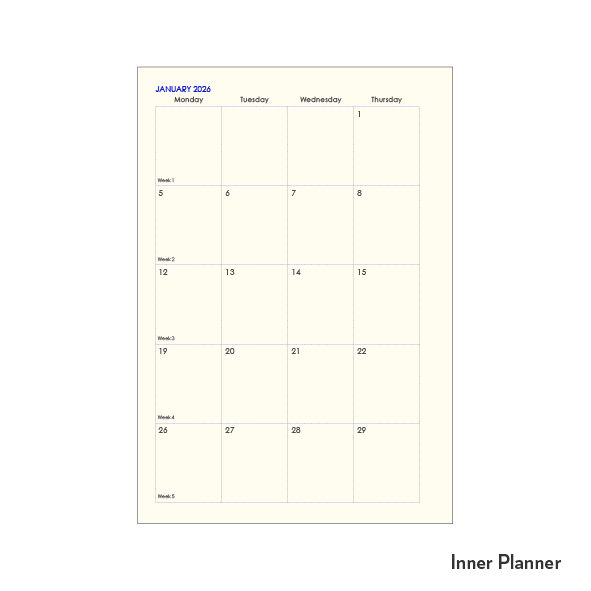 Personal Notebook Thermo PU Tonga