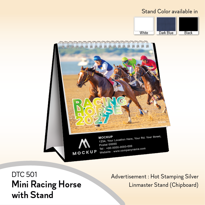 DTC 501 - Mini Racing Horse with Stand